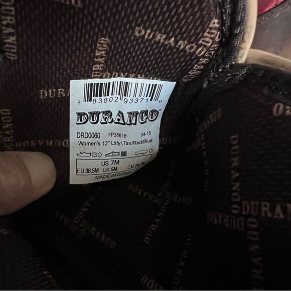 Crush by Durango Women's Stars and Stripes Flag Western Boot - Picture 5 of 13